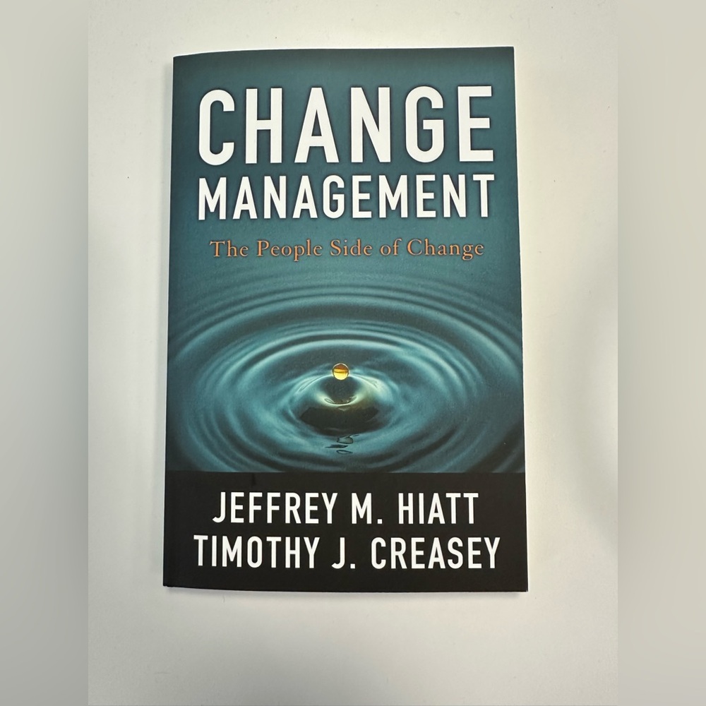 ‼️3 for $30 (or purchase separately) NWOT Change Management Paperback Book